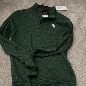 Boys green pullover